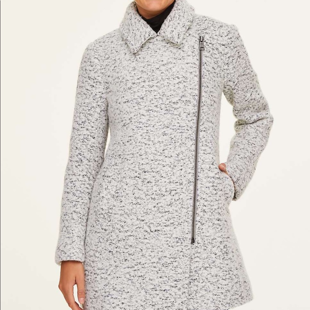 LOFT Gray Pea Coat